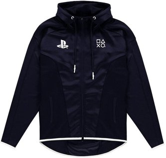 Pánská mikina Playstation: Black & White (2XL) černý polyester