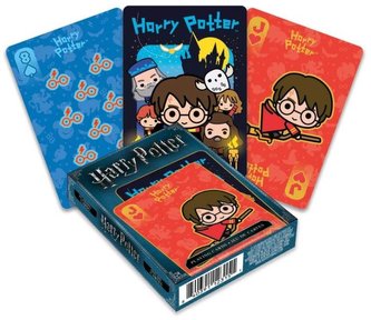 Hrací karty Harry Potter: Chibi 54 karet (6 x 9 x 2 cm)