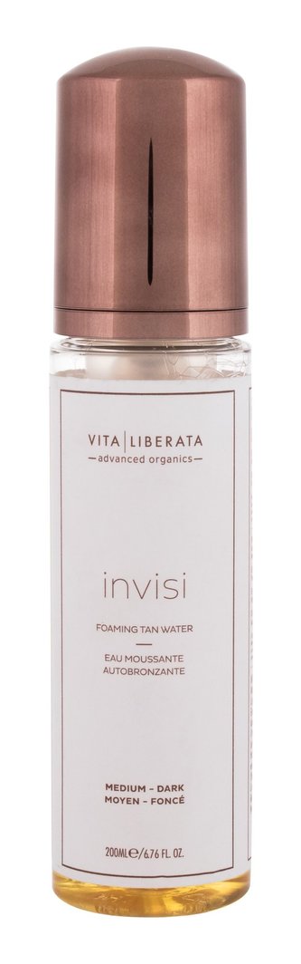 Vita Liberata Invisi Samoopalovací přípravek Foaming Tan Water 200 ml Medium-Dark pro ženy