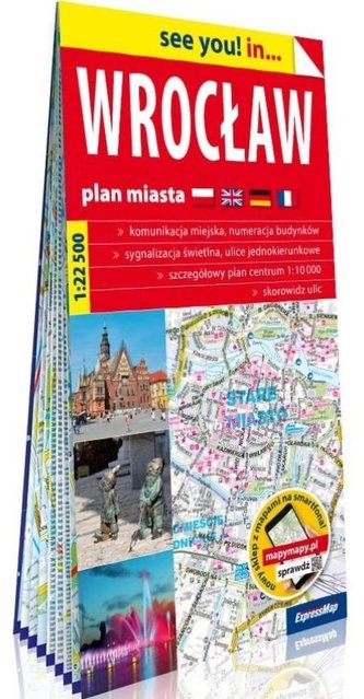 See you! in... Wrocław. Plan miasta 1:22 500