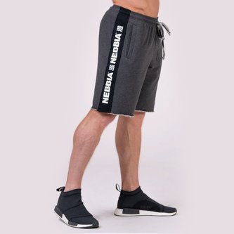 Pánské šortky Lampas Grey - NEBBIA - Velikost L