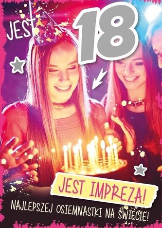 Karnet Urodziny Osiemnastka GM-588