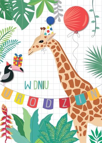 Karnet Urodziny GM-608