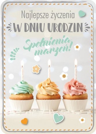 Karnet Urodziny GM-663