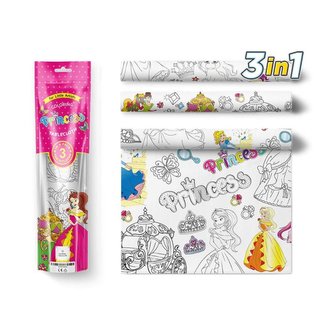 PEXI Malovací ubrusy 3v1 - Princezny (Princesses) PEXI Malovací ubrusy 3v1 - Princezny (Princesses)