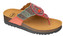 Scholl Zdravotní obuv - PANAMA` SatinBds-W - Coral/Multi 37