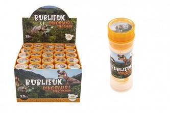 Bublifuk 50ml dinosauři 11cm 1KS
