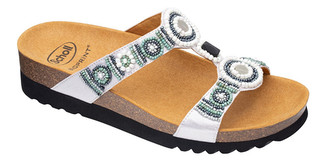 Scholl Zdravotní obuv - NEW BOGOTA`SatinBds-W - Silver/Multi 37