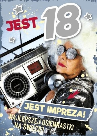 Karnet Urodziny Osiemnastka GM-590