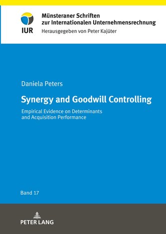 Synergy and Goodwill Controlling