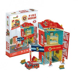 Puzzle 3D Straż pożarna