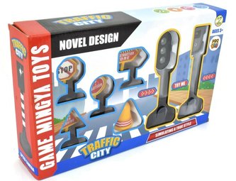 Znaki drogowe zestaw miasto