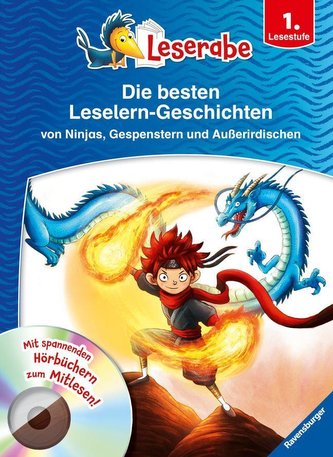 Die besten Leselern-Geschichten von Ninjas, Gespenstern und Außerirdischen - Leserabe 1. Klasse - Erstlesebuch für Kinder ab 6 J