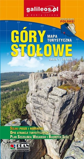 Mapa - Góry Stołowe 1:30 000