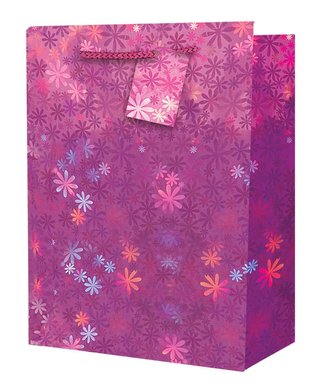 Taška large Holografická růžová - Dárkové tašky