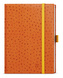 Týdenní diář B6 Vivella extra oranžová Puntíky