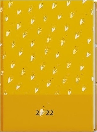 Denní diář B6 Lamino Okrový