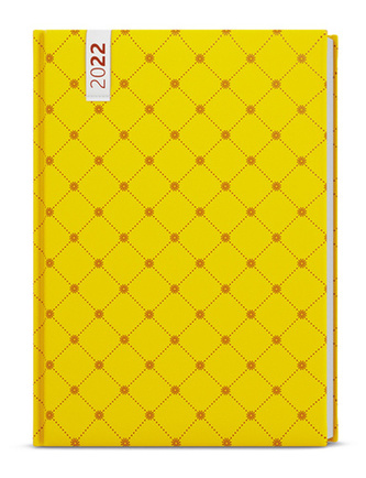 Týdenní diář A5 Lamino Žlutý