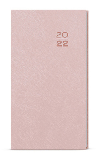 Kapesní týdenní diář Vivella pastelová růžová