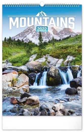Kalendář 2022 nástěnný: Hory, 33 × 46 cm