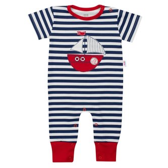 Klučičí letní overal New Baby Marine - velikost 80 (9-12m)