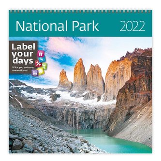 Kalendář nástěnný 2022 - National Parks