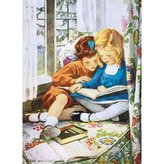 Karnet B6 z kopertą Children Reading