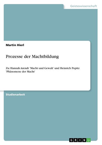 Prozesse der Machtbildung