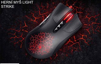 A4tech BLOODY A90 Blazing herní myš, až 4000DPI, V-Track  technologie, 160KB paměť, USB, CORE 2