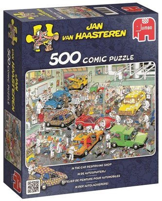 Puzzle 500 Haasteren Malowanie samochodów G3