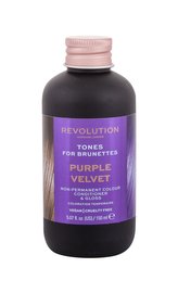 Revolution Haircare London Tones For Brunettes Barva na vlasy 150 ml Purple Velvet pro ženy
