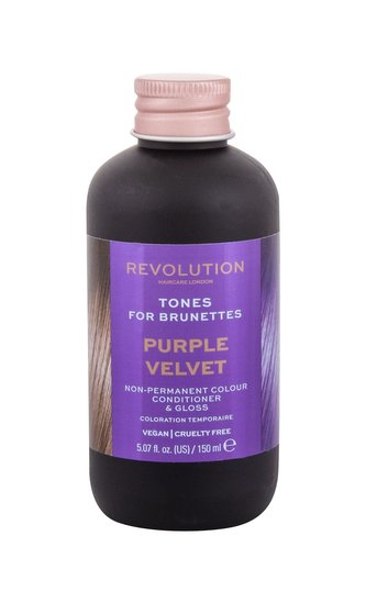 Revolution Haircare London Tones For Brunettes Barva na vlasy 150 ml Purple Velvet pro ženy