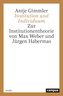 Institution und Individuum