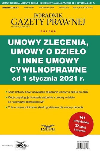 Umowy zlecenia, umowy o dzieło i inne umowy....