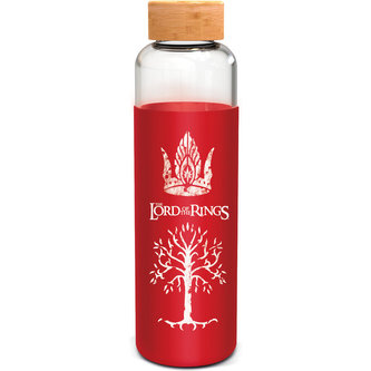 Skleněná láhev s návlekem - Pán prstenů 585 ml