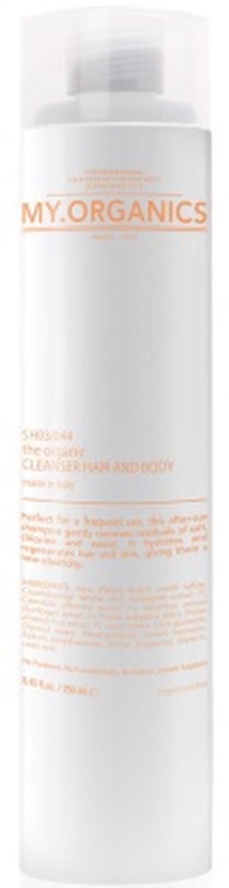 MY.ORGANICS The Organic Cleanser Hair And Body 250 ml