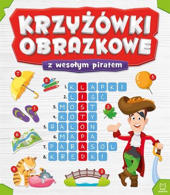 Krzyżówki obrazkowe z wesołym piratem