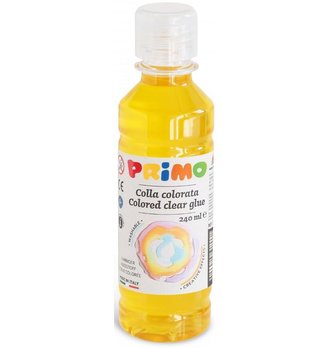 Barevné tekuté transparentní lepidlo PRIMO, 240ml, žluté