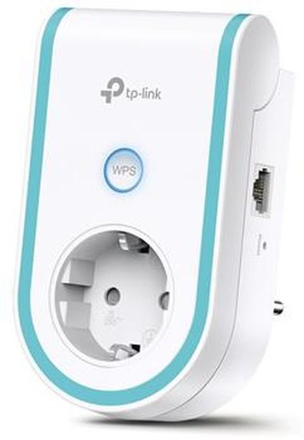 WiFi router TP-Link RE365 AP/Extender/Repeater, 1x LAN, AC1200 300Mbps 2,4GHz a 867Mbps 5GHz , 1x LAN,  průchozí zásuvka