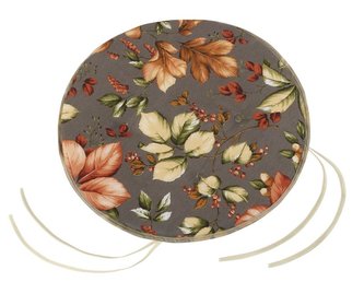 Sedák EMA kulatý hladký - listí - průměr 40 cm