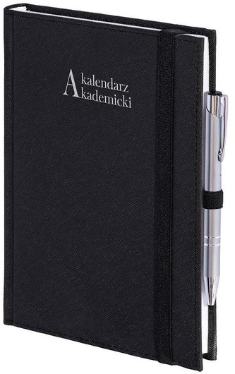 Kalendarz akademicki A5 2021/2022 Cross czarny