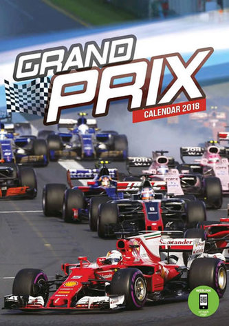 Formule 1 Grand-Prix - nástěnný kalendář 2018