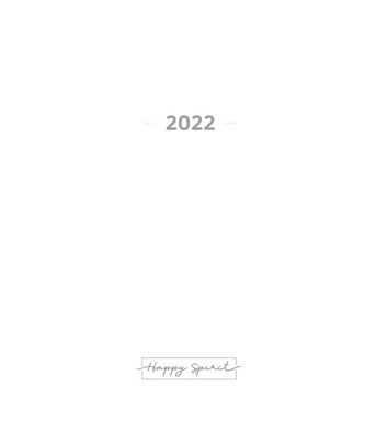 Kalendárium 2022 do diáře UNI S - Designové diáře 2022