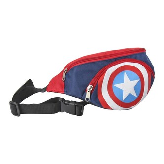 Kapsička kolem pasu - ledvinka Marvel: Captain America (33 x 11 x 10 cm) polyester