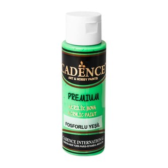 Cadence Premium akrylová barva 70 ml - neonově zelená