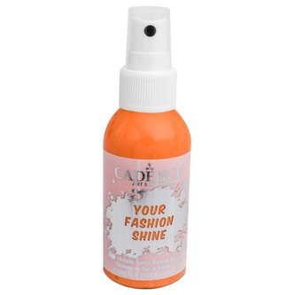 Perleťový sprej na tmavý textil Cadence - oranžová / 100 ml