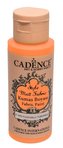 Cadence Klasická textilní barva Style Matt Fabric 50 ml - zářivá oranžová, flourescent orange