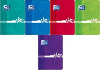 Zeszyt A4/60K linia Polski (5szt) OXFORD