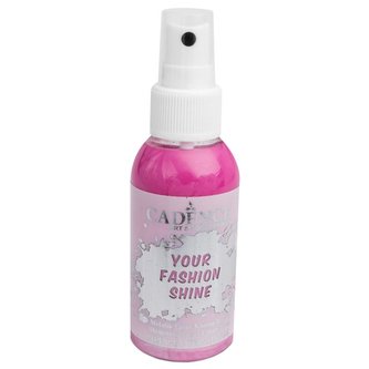 Perleťový sprej na tmavý textil Cadence - růžová / 100 ml