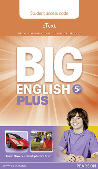 Big English Plus 5 Pupil´s eText Access Card